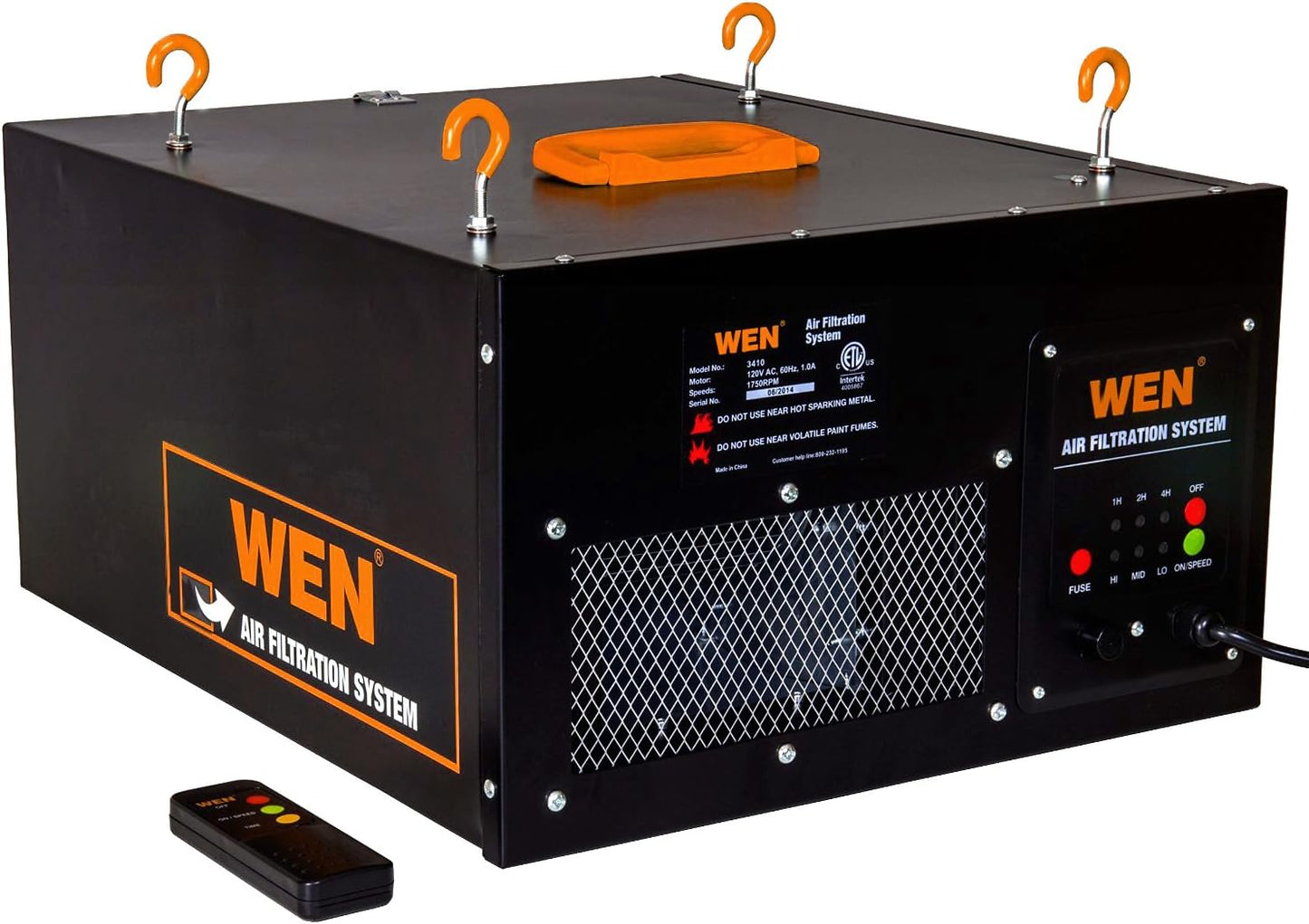 Sistema filtración aire 3 velocidades 300-400 CFM control
