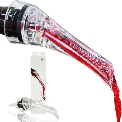 Aireador de vino profesional con boquilla sin goteo