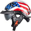 Casco motocicleta estilo retro con visor sol ajustable