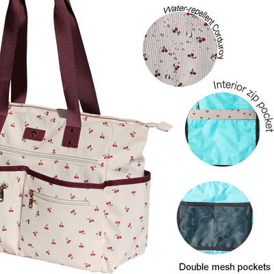 Bolsa de Fin de Semana con 13 Bolsillos para Viaje y Trabajo