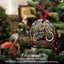 Adornos cerámica motocicleta para árbol Navidad hombres