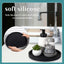 Bandeja baño silicona decoración mesa 11" negro