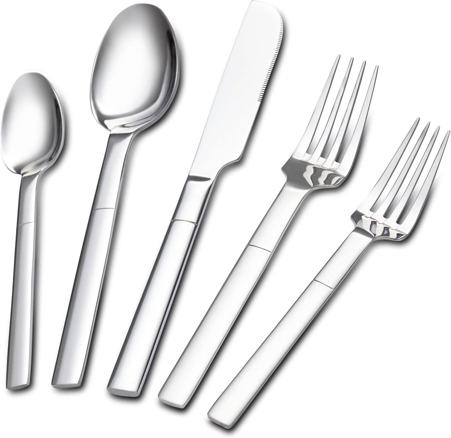Set 40 cubiertos acero inox mango único