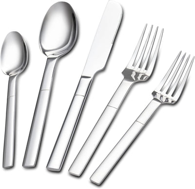 Set 40 cubiertos acero inox mango único