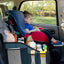 Organiz. asiento coche 4 comp 7 bolsillos malla azul