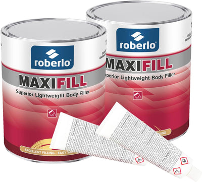 Relleno cuerpo automotriz ligero 2x3l fácil lijar pintar