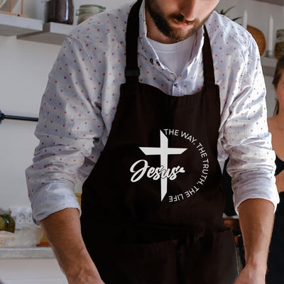 Delantal chef regalos cristianos para hombres y mujeres