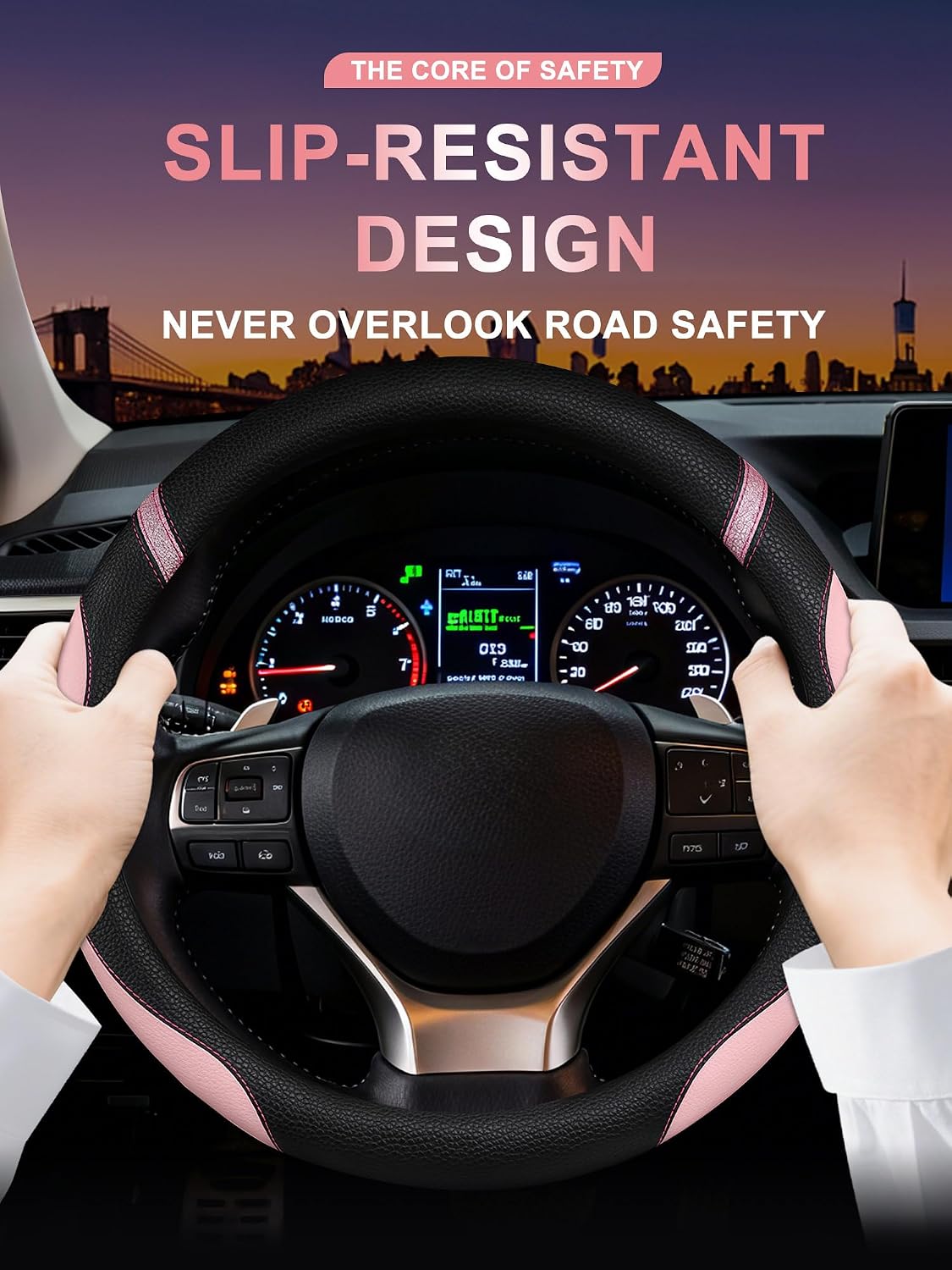 Funda volante comp Lexus RX270 RX350 ES200 Rosa