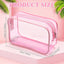 12 Pzas Bolsas PVC con Cremallera para Maquillaje