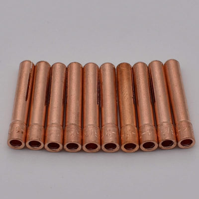 10 Pzas Collets TIG 13N23 3/32 y 2.4mm para Antorcha
