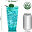 Set 6 vasos acrílicos 26oz estilo martillado sin BPA verde