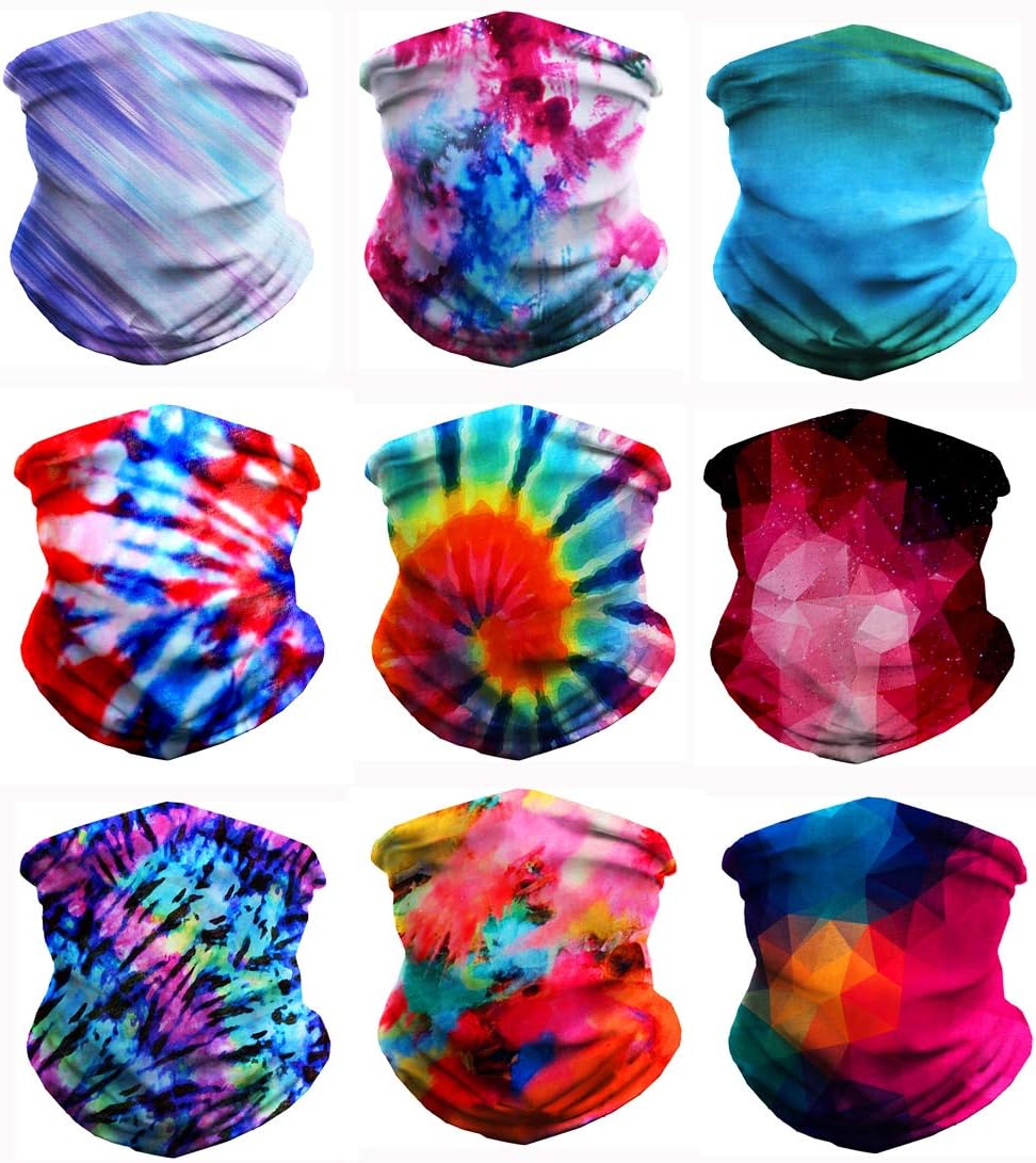 12 Uds Bandanas para la cabeza protector facial