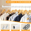 Barra ovalada para colgar ropa ajustable 18-52" resistente