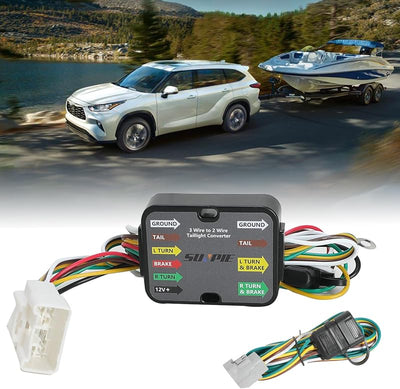 Arnés cableado remolque comp Toyota Highlander 20-26 4pines