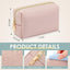 12 bolsas nailon cosméticos con cremallera impermeable