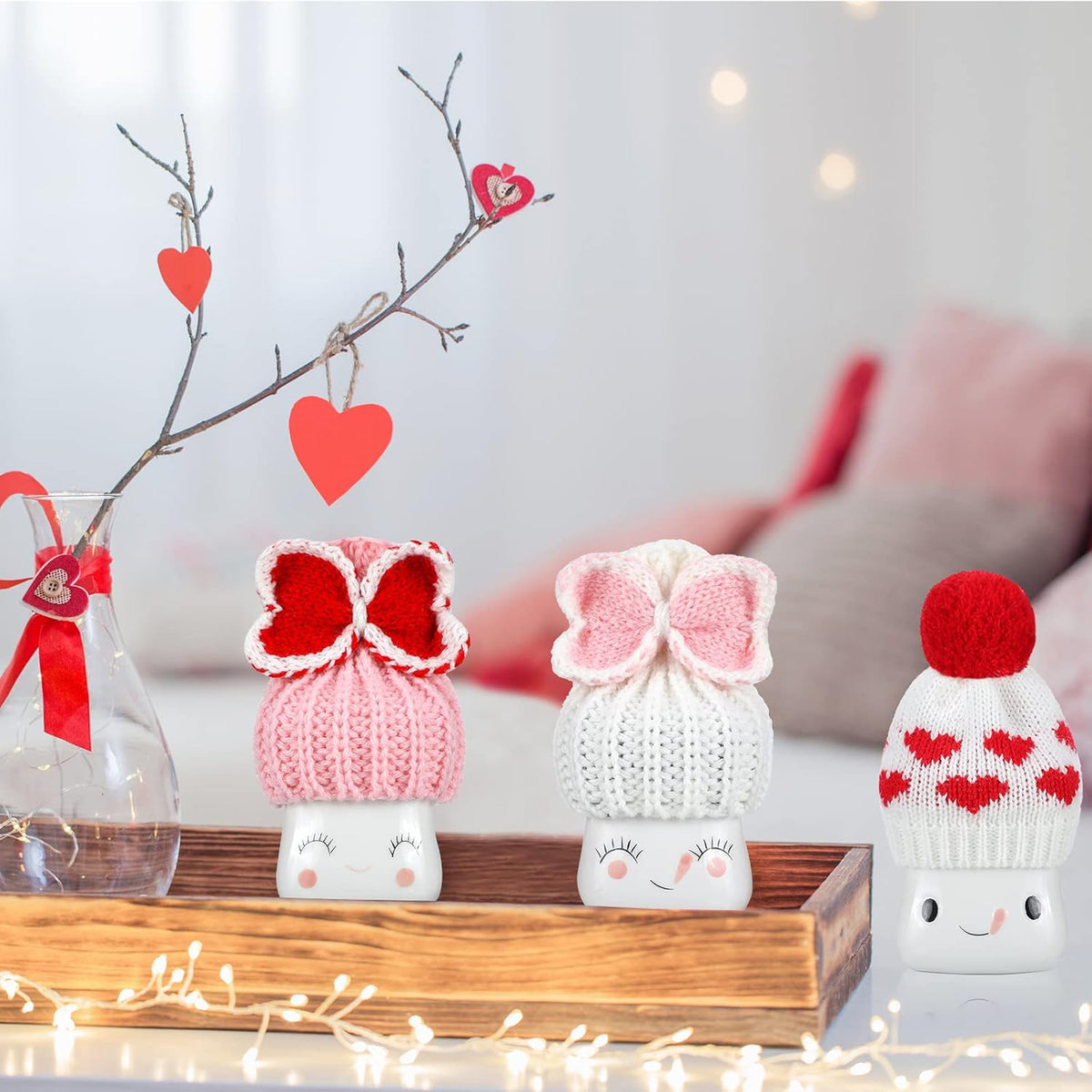 4 Pzas Taza Malvavisco San Valentín Decoración Hogar