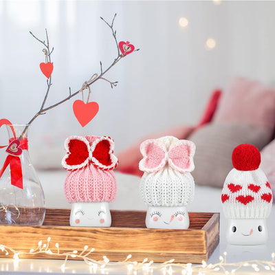 4 Pzas Taza Malvavisco San Valentín Decoración Hogar
