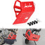 Placa proteccion XR650L XR600R rojo