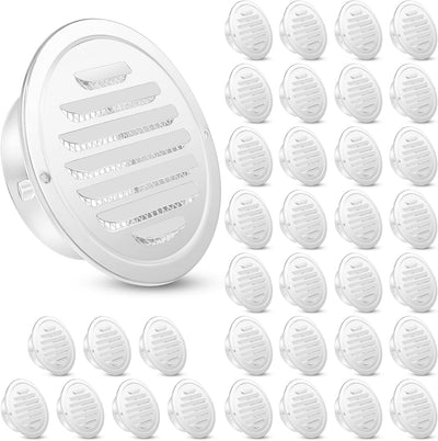 36 Rejillas Ventilación Acero Inox Redondas para Secadora