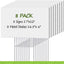Letreros plástico corrugado 17x12" pack 8 para patio