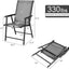 Set 4 sillas plegables para patio jardín camping playa