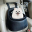 Asiento coche perros pequeños cuero lujo bolsa transporte