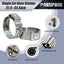 50 Abrazaderas Manguera Acero Inox 1.236-1.362pulg
