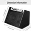 Amplificador monitor personal Bluetooth 20W con USB
