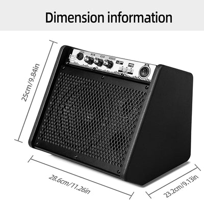 Amplificador monitor personal Bluetooth 20W con USB