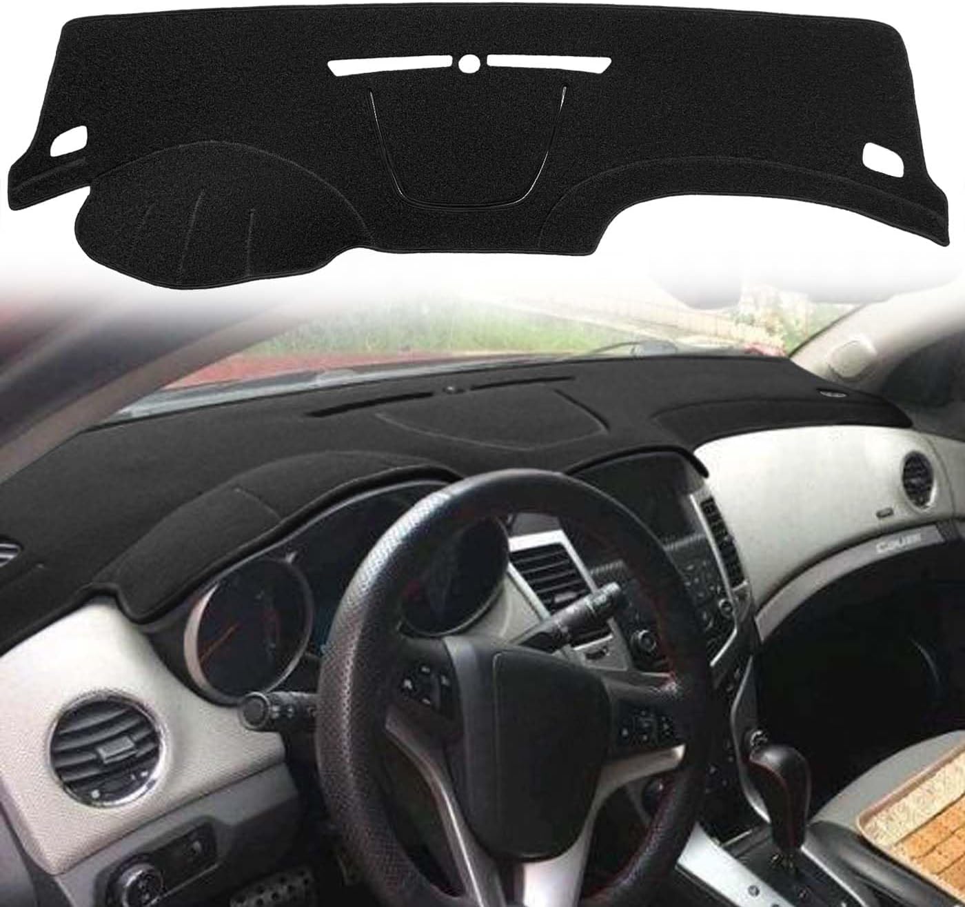 Funda salpicadero ajustable Chevy Cruze Negro J237