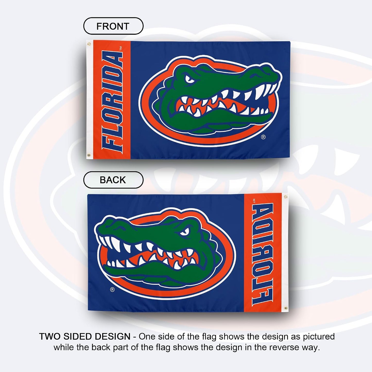 Bandera UF Gators 3x5ft poliéster interiores exteriores
