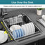Escurridor platos acero inox 304 ajustable con soporte