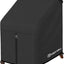 Fundas sillas apilables patio impermeables 27x33x46pulg negro