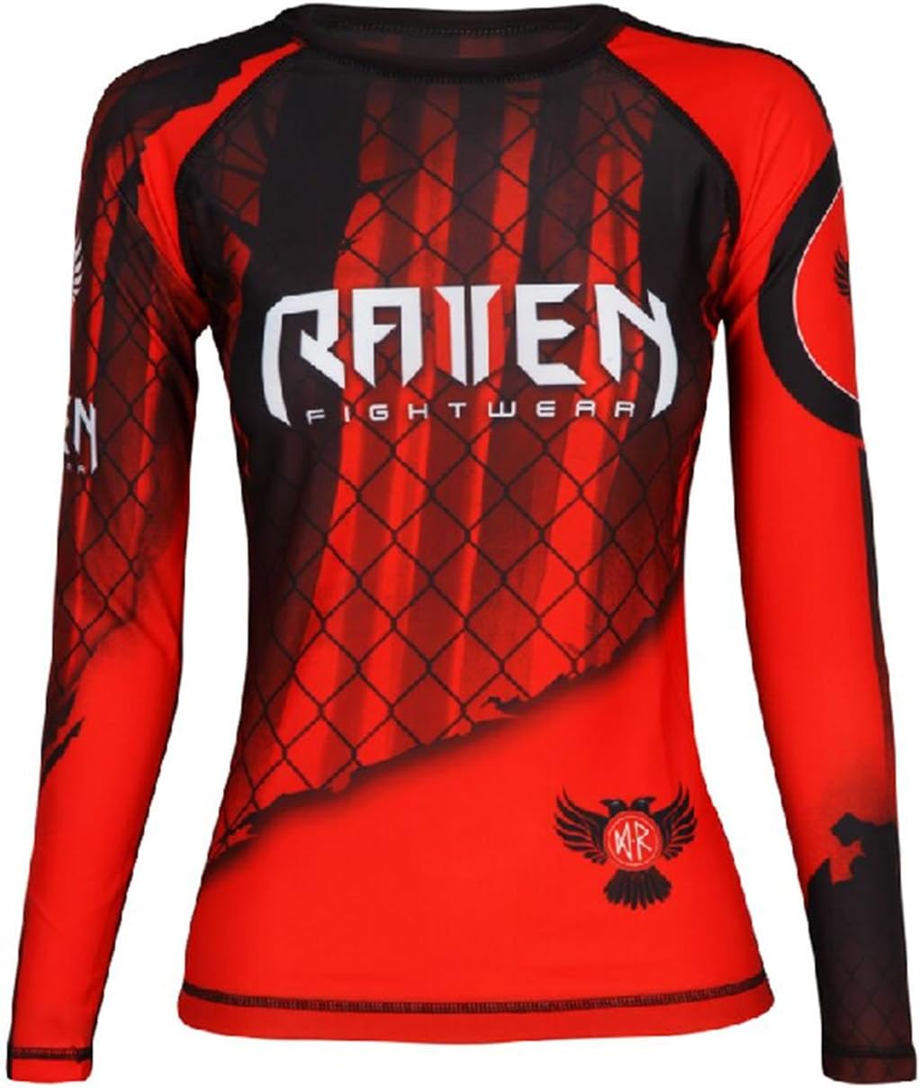 Guarda Rash Rojo para Mujer MMA BJJ