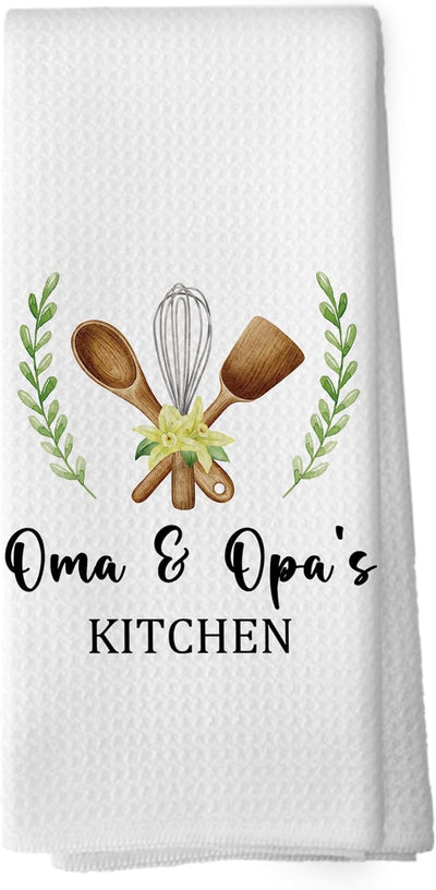 Toallas de cocina rústicas para abuelos y abuelas regalos decorativas