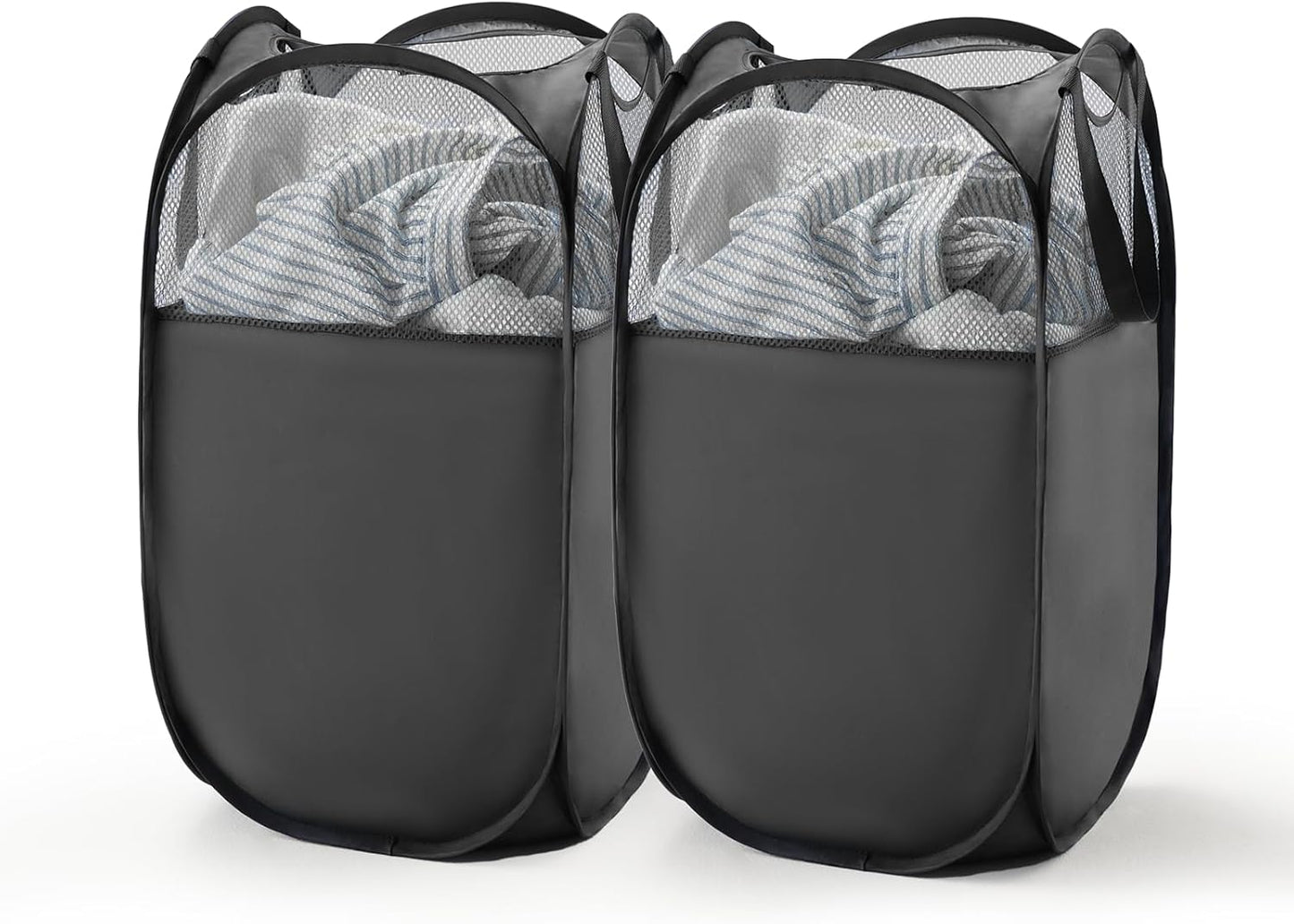 Cesta plegable para ropa sucia con asas reforzadas pack 2