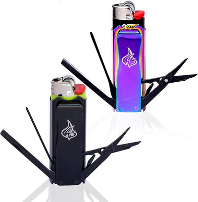 Funda ligera acero inox 420 con multiherramientas