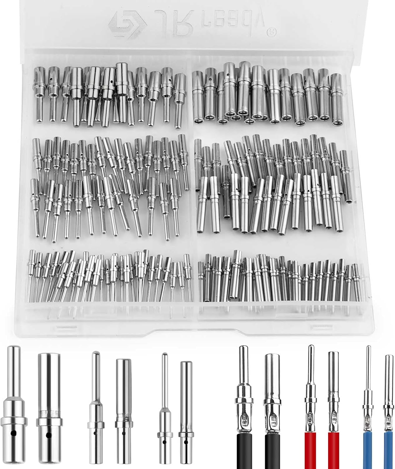 Kit contactos DTP 12-20 pines macho y hembra 22-12AWG