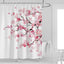 Cortina ducha flores cerezo 60x72pulg tela poliéster