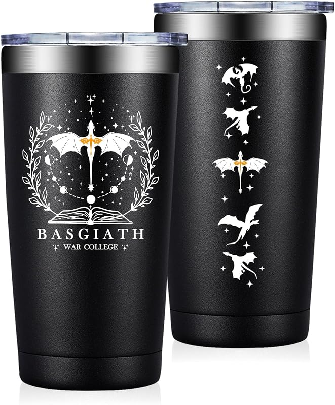 Vaso Fourth Wing 20oz Regalo para Amantes de Fantasía