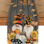 Camino mesa otoño gnomos calabazas hojas 13x60pulg