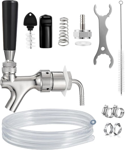Kit grifo acero inox cierre automático Kegerator