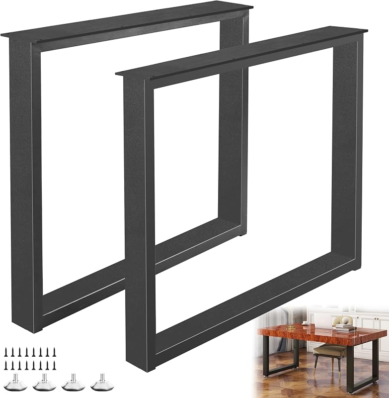 Patas metal mesa escritorio 28pulg alto estilo industrial