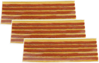 Tapones reparación neumáticos 15 pcs 1/4x8 pulg marrón
