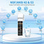 Filtro agua fregadero NSF 42/53 plisado reducción PFAS