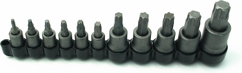Set 11 Pzas Llaves Vaso Torx Plus