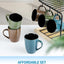 Taza cerámica 12oz para café con asa marrón