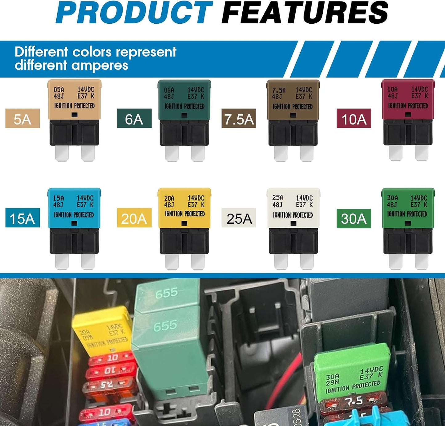 Disyuntores E37 Auto T1 30A 5 Unidades