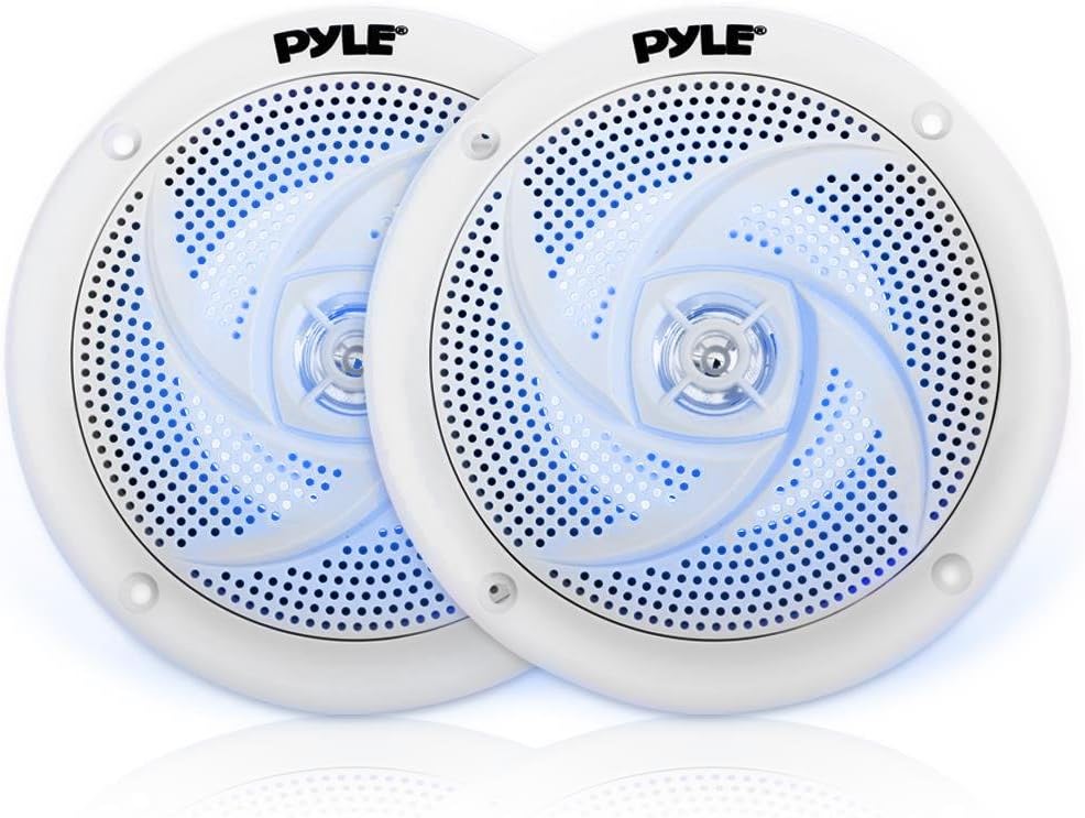 Pack altavoces marinos 4x6.5 pulg 2 vías impermeable