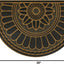 Tapete puerta exterior estilo remolino 2x3ft